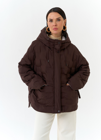 Женская двухсторонняя куртка с капюшоном Женская двухсторонняя куртка с капюшоном