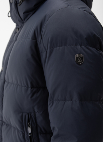 Мужской пуховик с капюшоном 