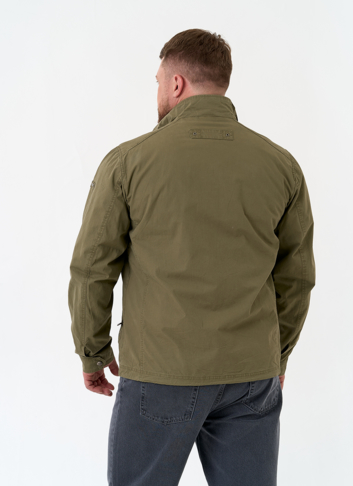 Мужская куртка ветровка с воротником стойкой