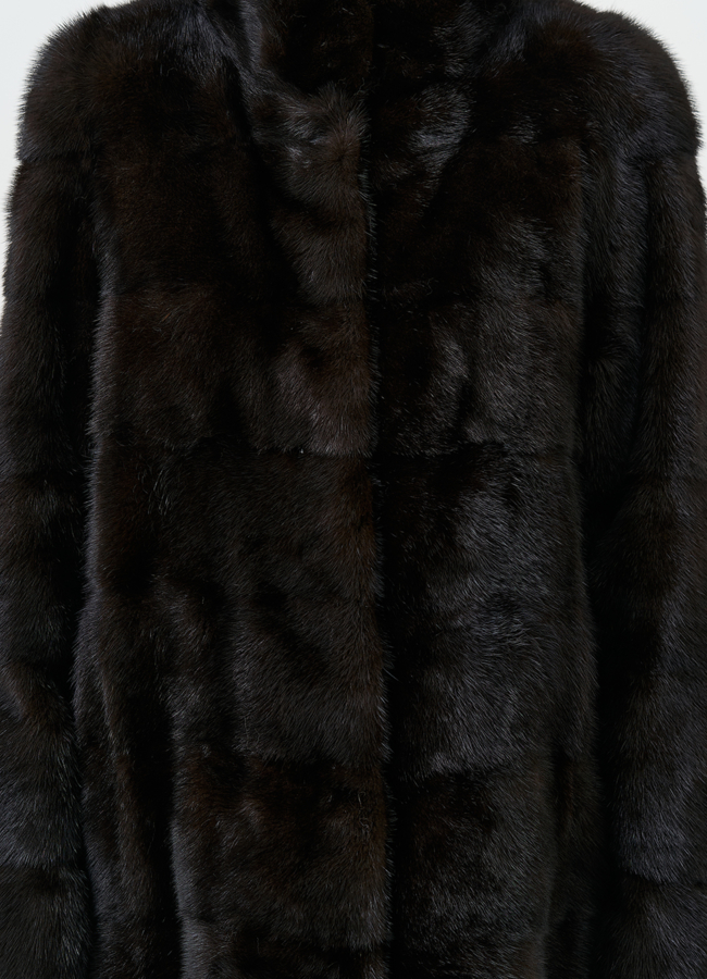 Шуба из меха норки модель № 25893 универмаг малина