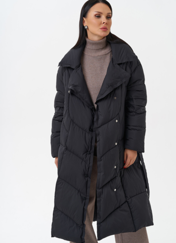 Женский пуховик с капюшоном 