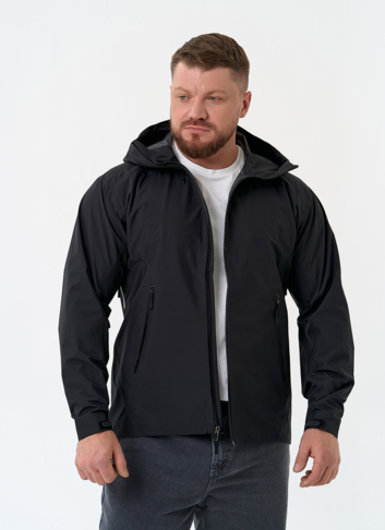 Мужская ветровка черного цвета Мужская ветровка черного цвета