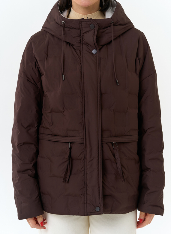 Женская двухсторонняя куртка с капюшоном