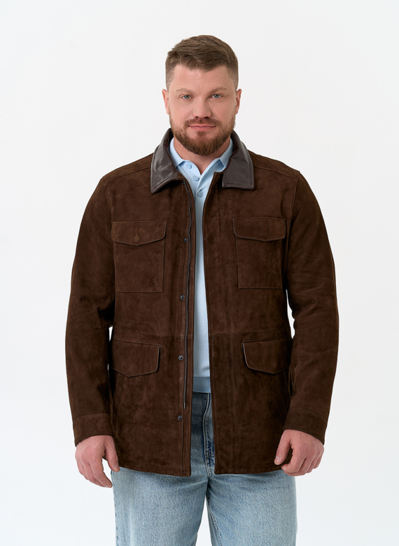 Мужская куртка из натуральной замши