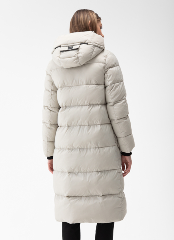 Пуховик женский с капюшоном 