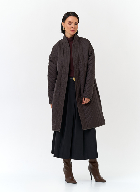 Женская удлиненная куртка кимоно