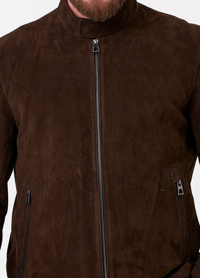 Мужская куртка из натуральной замши модель № 32897 универмаг малина