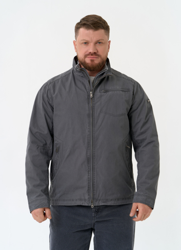 Мужская куртка ветровка с воротником стойкой Мужская куртка ветровка с воротником стойкой