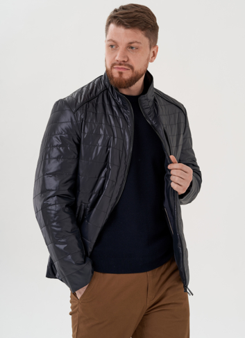 Куртка мужская черного цвета Куртка мужская черного цвета