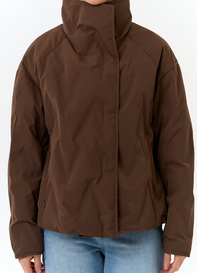 Женская куртка с воротником стойкой модель № 32835 универмаг малина