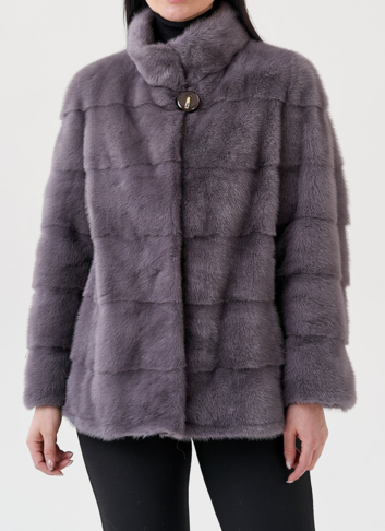 Шуба из норки 